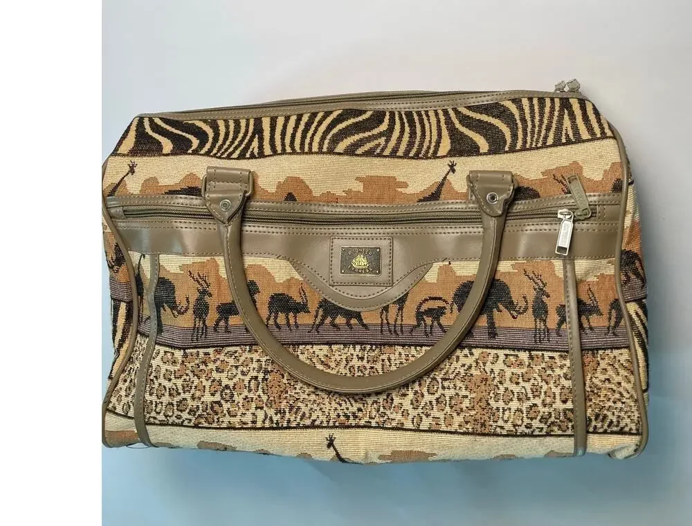 Pioneer Express Safari Tapestry Weekender Duffel Luggage Bag